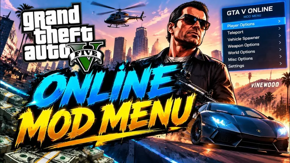 GTA 5 Online Mod Menu 2026 - Undetected Money, Recovery & God Mode